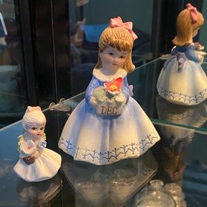 Pair of ceramic Lefton china figurines from the 70s